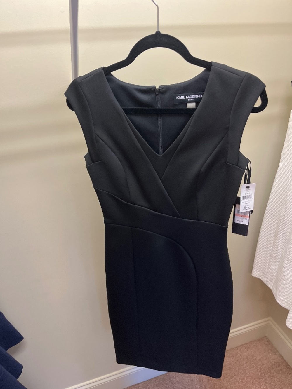 NWT Karl Lagerfeld Black Dress